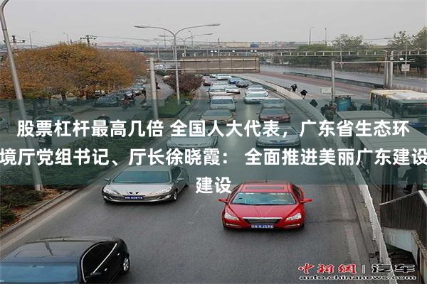 股票杠杆最高几倍 全国人大代表，广东省生态环境厅党组书记、厅长徐晓霞： 全面推进美丽广东建设